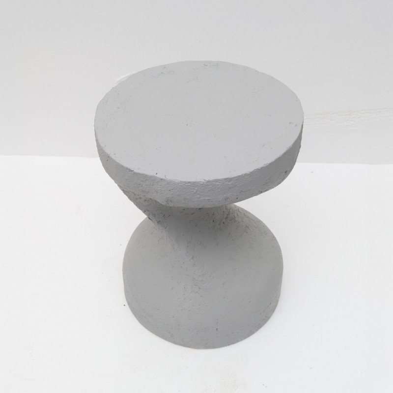 INDUSTRIAL SIDE TABLE ΛΕΥΚΟ 39.5x39.5x51cm