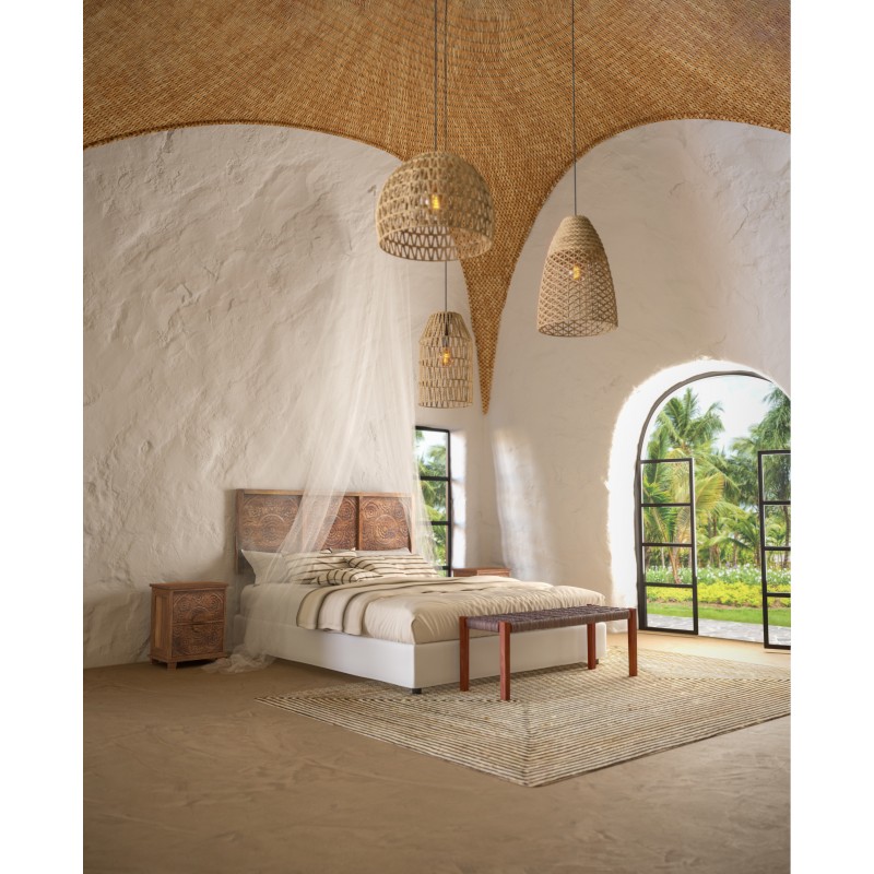 MAMBA ΧΑΛΙ ΣΑΛΟΝΙΟΥ 300x200cm ΓΙΟΥΤΑ ΦΥΣΙΚΟ ΜΑΥΡΟ