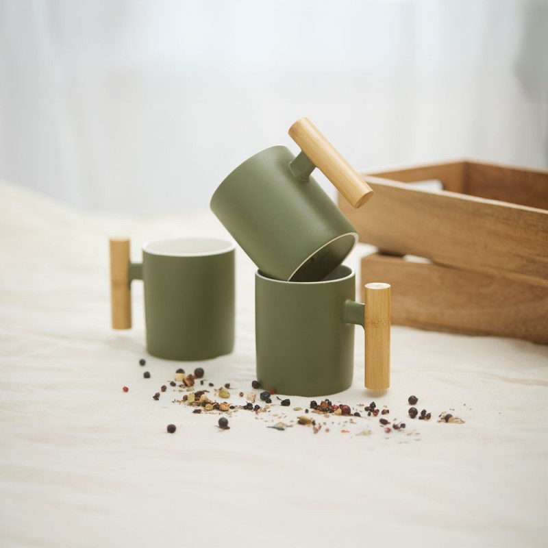 NORDIC ΚΟΥΠΑ 8x8x10cm NEW BONE CHINA ΛΑΔΙ ΦΥΣΙΚΟ