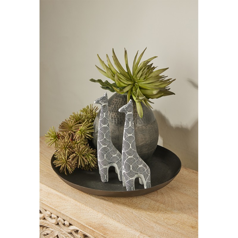 FADE ΔΙΣΚΟΣ ΔΙΑΚΟΣΜΗΣΗΣ 53x53x6cm ΑΛΟΥΜΙΝΙΟ ΜΑΥΡΟ