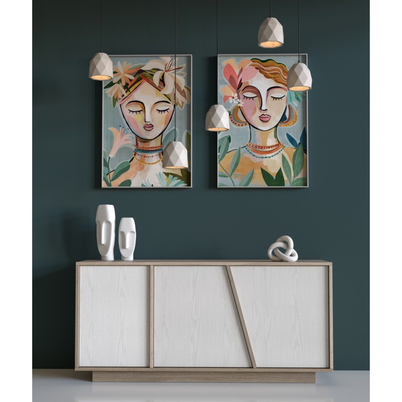 ALBA ΦΩΤΙΣΤΙΚΟ ΟΡΟΦΗΣ 15x15x16cm ΤΣΙΜΕΝΤΟ ΓΚΡΙ