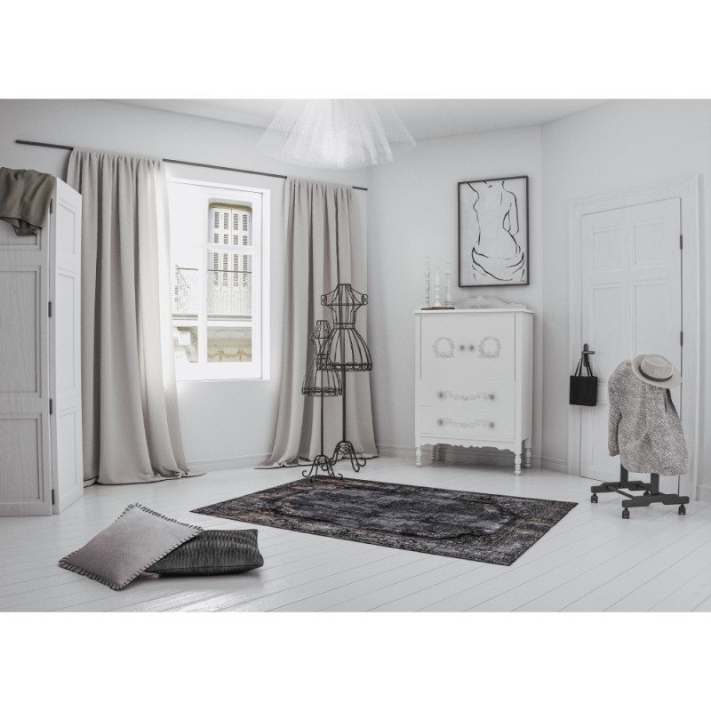 FIGURA ΠΙΝΑΚΑΣ ΔΙΑΚΟΣΜΗΣΗΣ 60x90x5cm ΚΑΜΒΑΣ ΛΕΥΚΟ ΜΑΥΡΟ ΞΥΛΟ