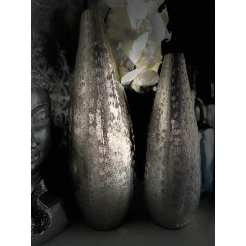 DROP ΒΑΖΟ 15x15x46cm ΑΛΟΥΜΙΝΙΟ ΑΣΗΜΙ