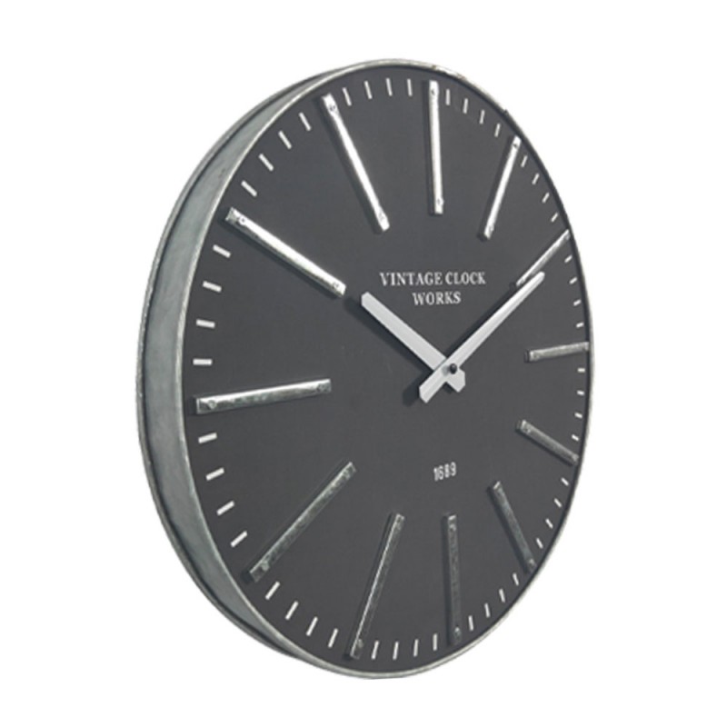 FLEK ΡΟΛΟΪ ΤΟΙΧΟΥ 40x40x5cm MDF ΜΑΥΡΟ ΛΕΥΚΟ