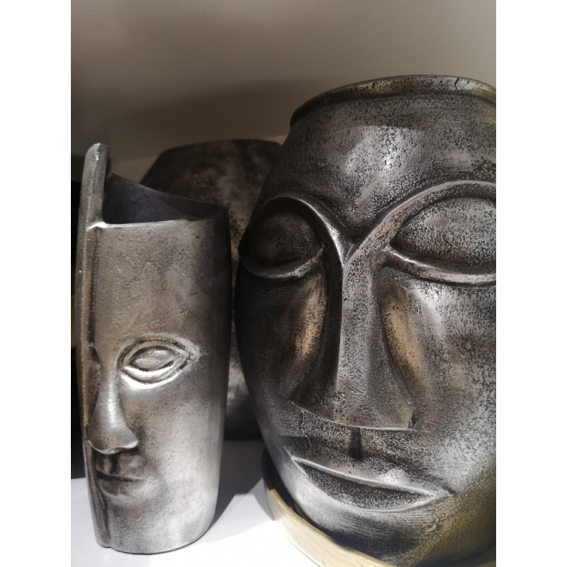 HARGA ΒΑΖΟ 23x23x27cm ΑΛΟΥΜΙΝΙΟ ΑΣΗΜΙ ΑΝΤΙΚΕ