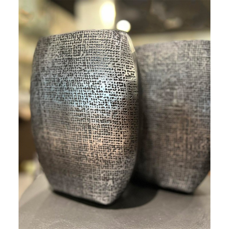 KALSU ΒΑΖΟ 19x10x24cm ΑΛΟΥΜΙΝΙΟ ΑΣΗΜΙ ΑΝΤΙΚΕ