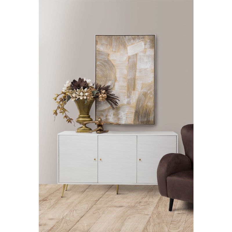 MUT ΒΑΖΟ 32x16x46cm ΑΛΟΥΜΙΝΙΟ ΧΡΥΣΟ ΑΝΤΙΚΕ