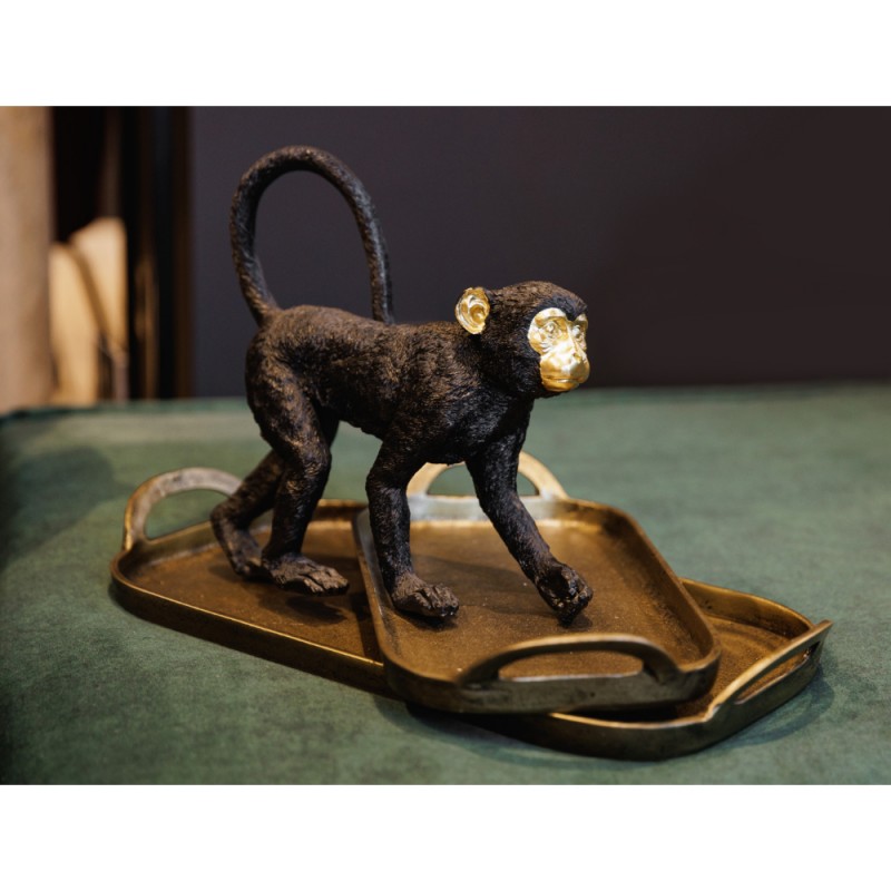 KIRAT ΔΙΣΚΟΣ 46x23x5cm ΑΛΟΥΜΙΝΙΟ ΧΡΥΣΟ ΑΝΤΙΚΕ