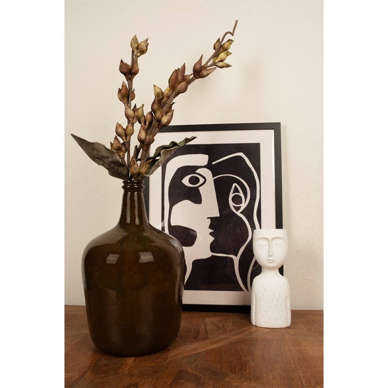 IPAMO WHITE ΚΑΣΠΩ 11x9x26cm POLYRESIN ΛΕΥΚΟ