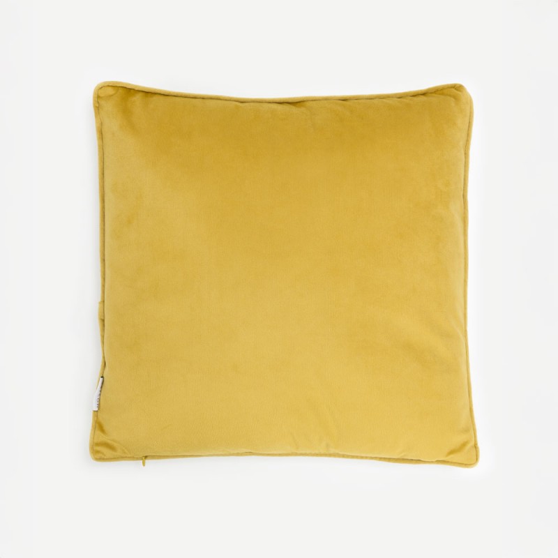 BRILLO ΔΙΑΚΟΣΜΗΤΙΚΟ ΜΑΞΙΛΑΡΙ 45x45cm ΒΕΛΟΥΔΟ ΧΡΥΣΟ