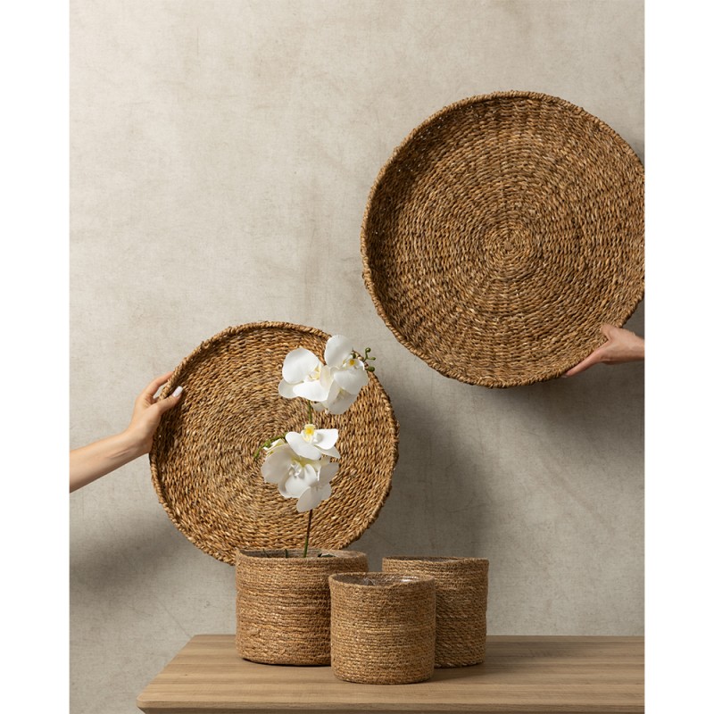 DEL MAR ΚΑΣΠΩ ΣΕΤ 3ΤΜΧ 20x20x18cm SEAGRASS ΦΥΣΙΚΟ