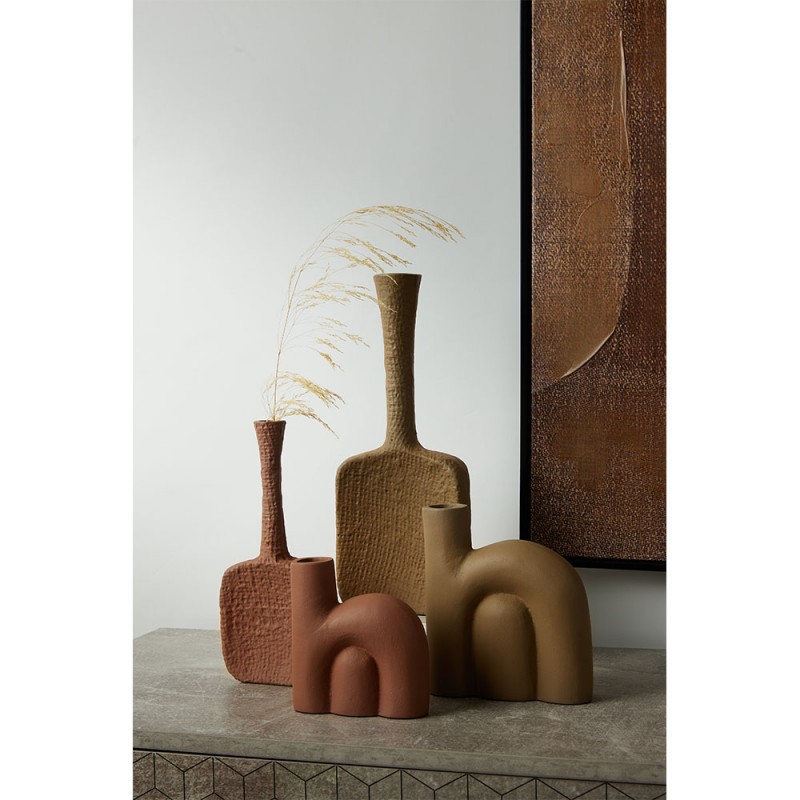 FORMAS ΒΑΖΟ ΒΑΖΟ 13x5x32cm ΑΛΟΥΜΙΝΙΟ BEIGE ROUGH