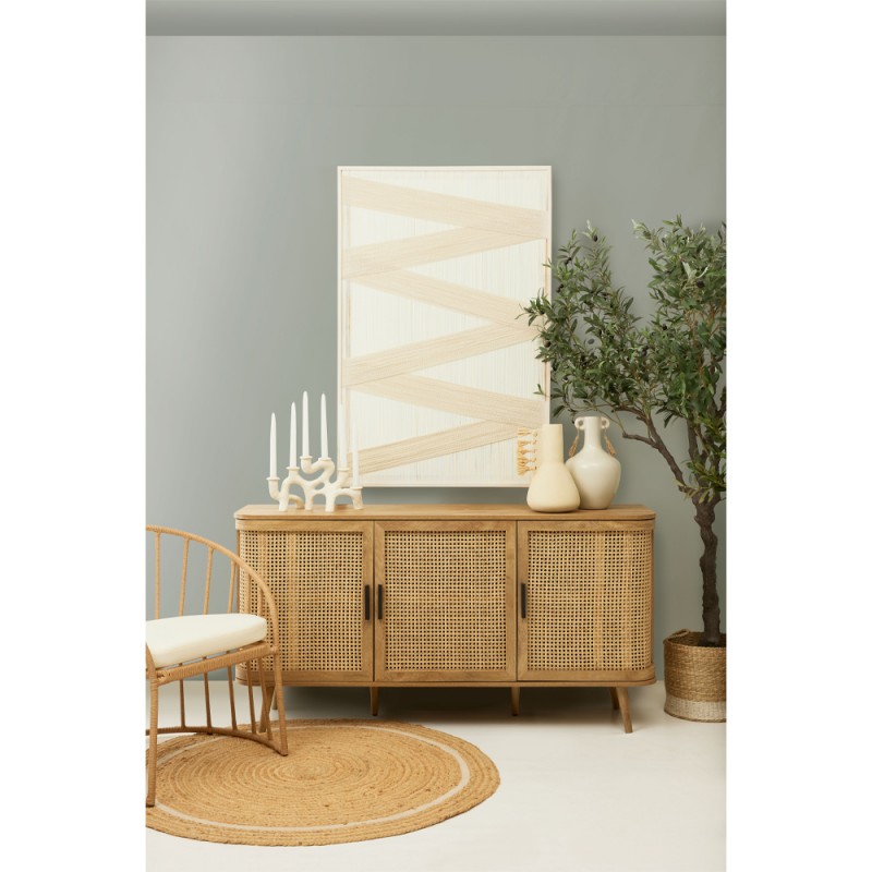 AEGEAN ΒΑΖΟ 21x21x35cm STONEWARE ΜΠΕΖ