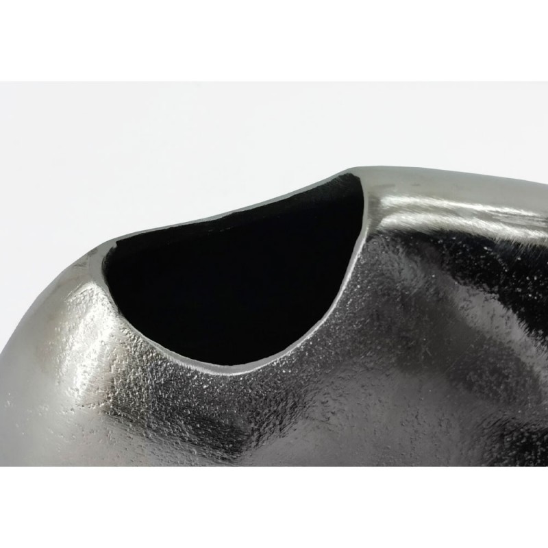 DOTO ΒΑΖΟ 21x12x26cm ΑΛΟΥΜΙΝΙΟ SILVER NICKEL