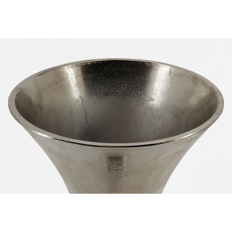 LUXOR ΒΑΖΟ 23x23x50cm ΑΛΟΥΜΙΝΙΟ SILVER NICKEL