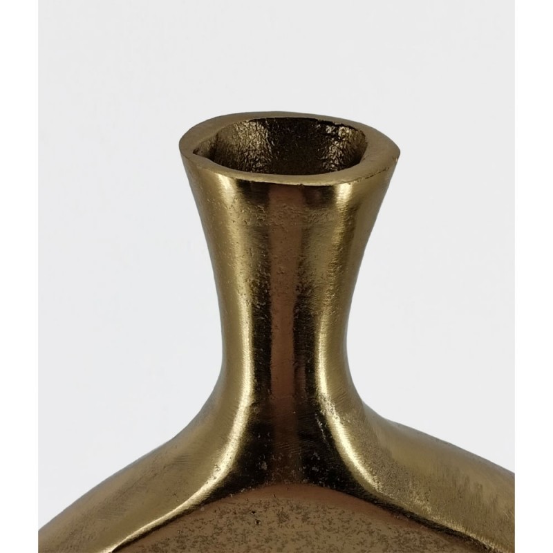 ABSTRACT ΒΑΖΟ 28x5x61cm ΑΛΟΥΜΙΝΙΟ ΧΡΥΣΟ