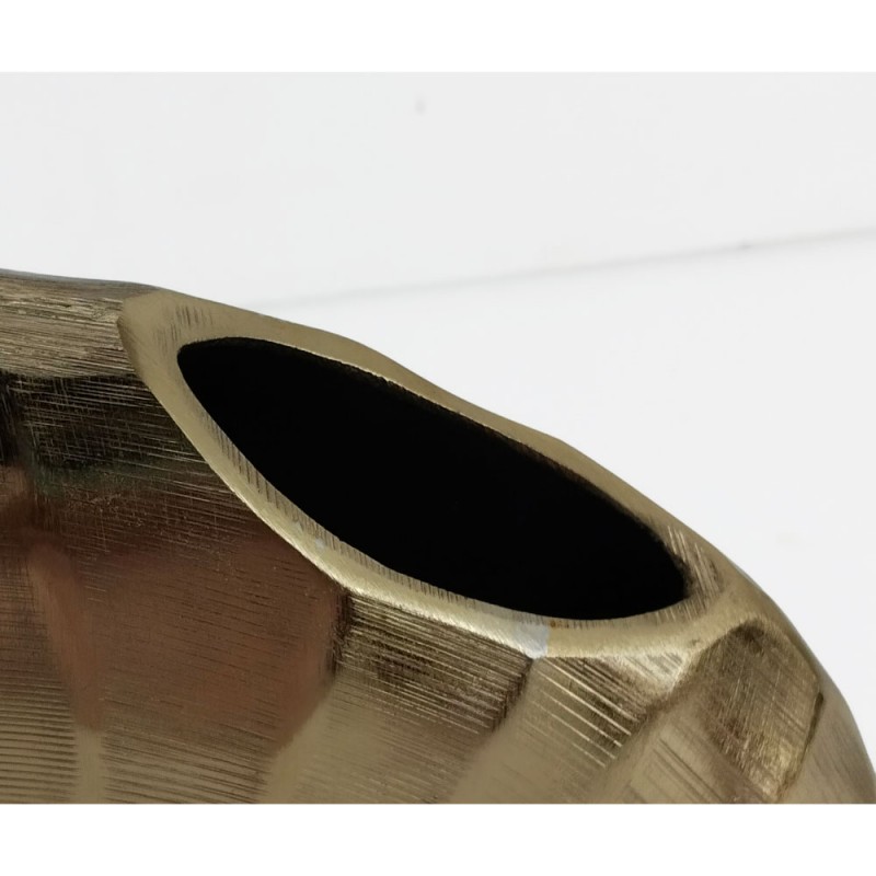 DIONE ΒΑΖΟ 30x8x28cm ΑΛΟΥΜΙΝΙΟ ΧΡΥΣΟ