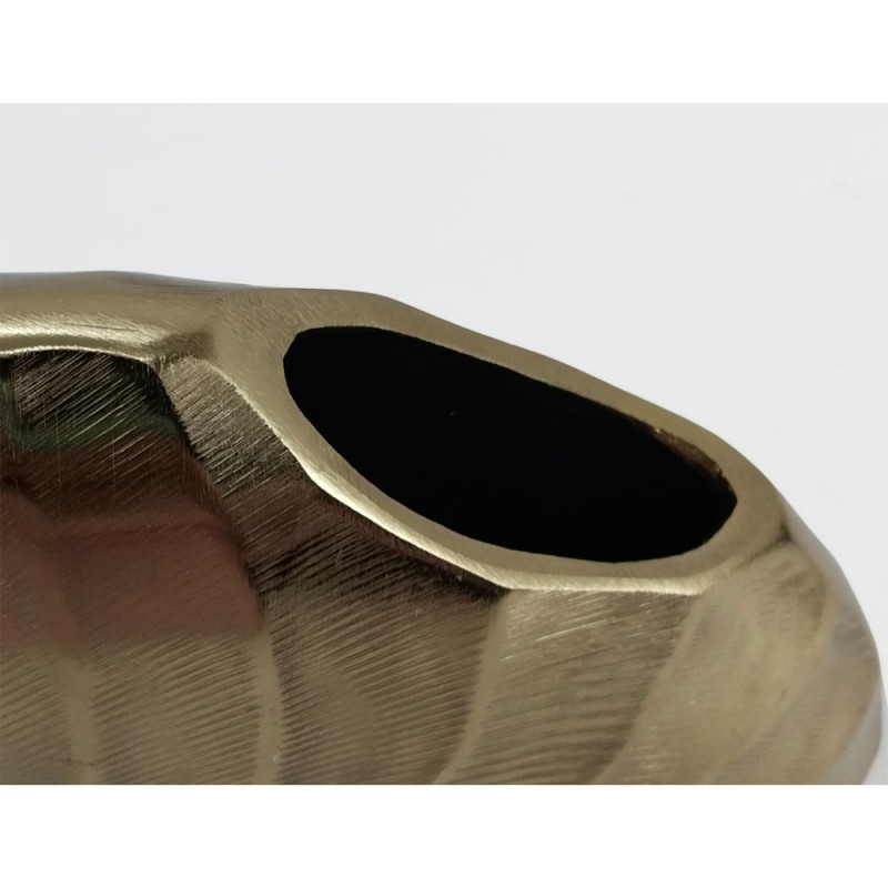 DIONE ΒΑΖΟ 26x8x26cm ΑΛΟΥΜΙΝΙΟ ΧΡΥΣΟ