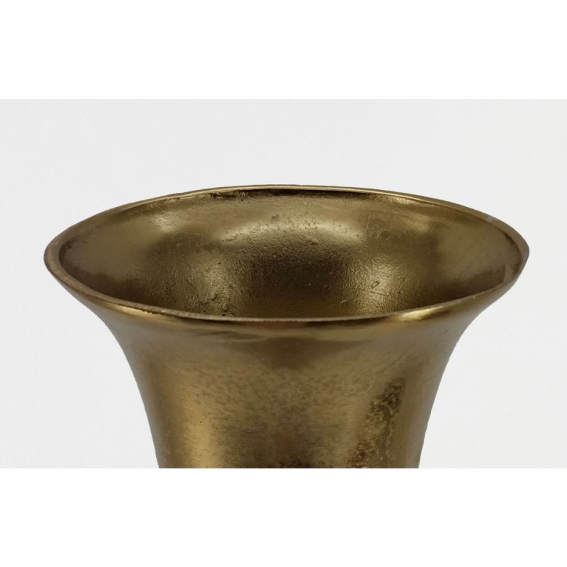 FLORES ΒΑΖΟ 20x20x71cm ΑΛΟΥΜΙΝΙΟ ΧΡΥΣΟ