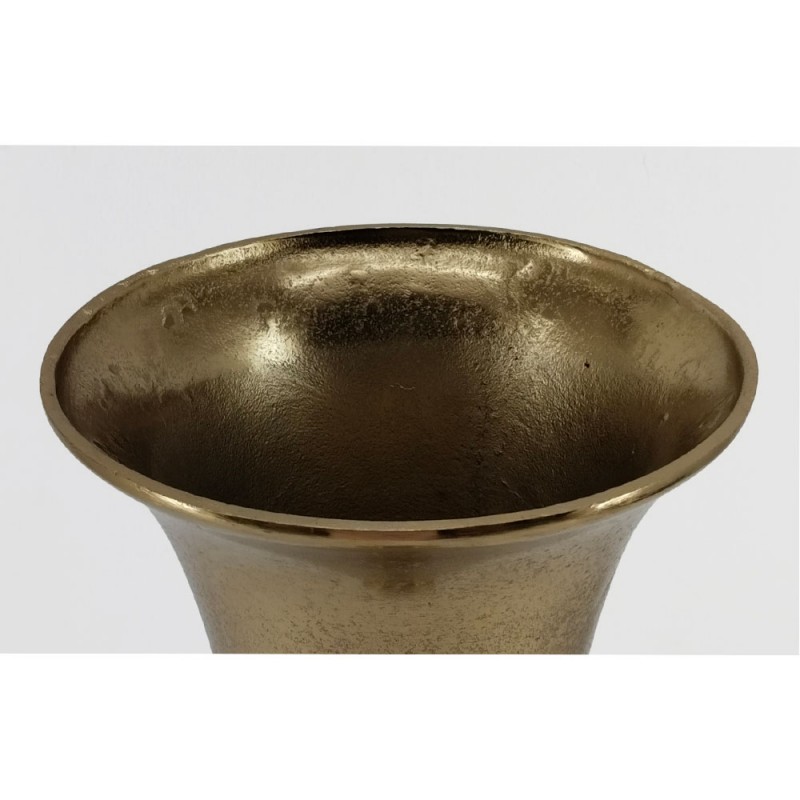 FLORES ΒΑΖΟ 19x19x55cm ΑΛΟΥΜΙΝΙΟ ΧΡΥΣΟ