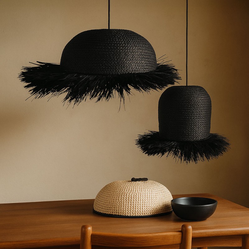 BANGAI ΦΩΤΙΣΤΙΚΟ ΟΡΟΦΗΣ 40x40x47cm SEAGRASS ΜΑΥΡΟ