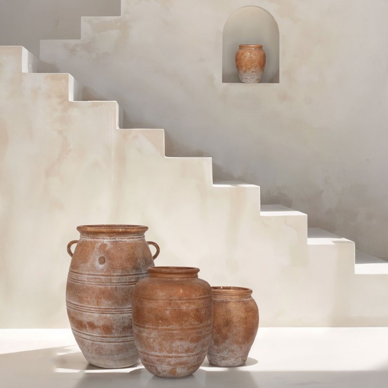 ALTHEA ΓΛΑΣΤΡΑ 35x35x45cm MgO TERRACOTTA