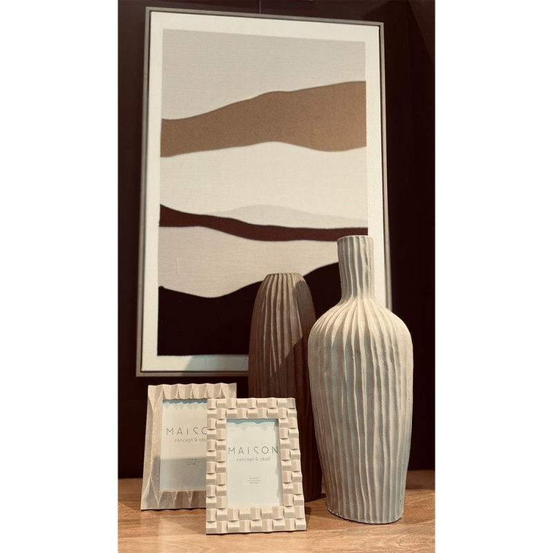 ATHENA ΒΑΖΟ 18x18x45cm MgO ΚΑΦΕ