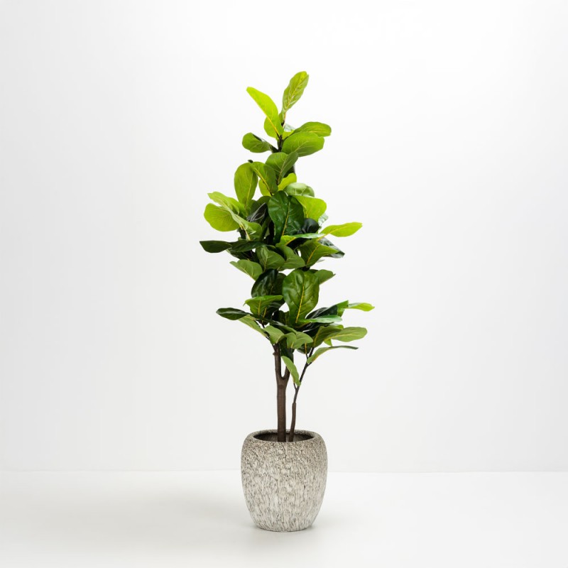 KANCHE ΓΛΑΣΤΡΑ ΣΕΤ 2ΤΜΧ 48x48x39cm ΚΕΡΑΜΙΚΟ ΜΠΕΖ ΜΑΥΡΟ