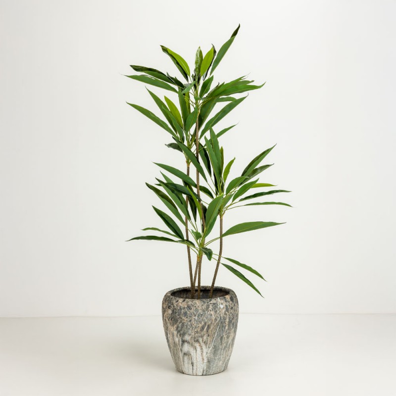 GASHER ΓΛΑΣΤΡΑ ΣΕΤ 3ΤΜΧ 42x42x35cm ΚΕΡΑΜΙΚΟ ΑΝΘΡΑΚΙ ΜΠΕΖ