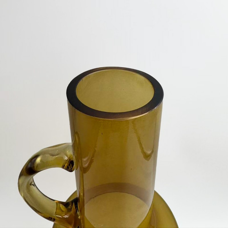 ARTISAN ΒΑΖΟ 14x14x35cm ΓΥΑΛΙ ΚΙΤΡΙΝΟ