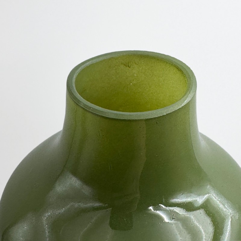 FINO ΒΑΖΟ 12x12x39.5cm ΓΥΑΛΙ ΠΡΑΣΙΝΟ