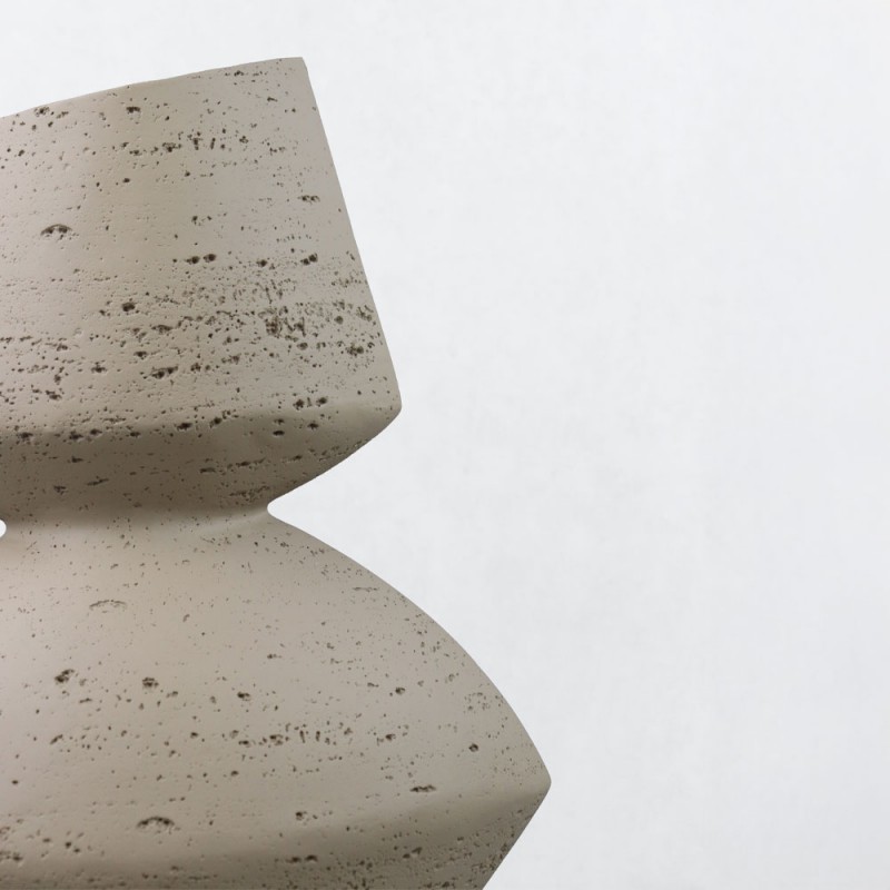 LOOMA I ΒΑΖΟ 28.5x15.5x34.5cm RESIN ΚΑΦΕ