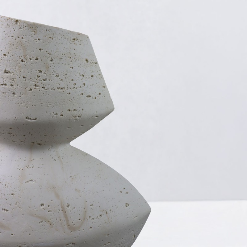 LOOMA III ΒΑΖΟ 28.5x15.5x34.5cm RESIN ΜΠΕΖ