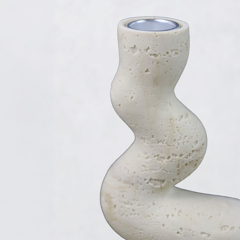 ANGLES II ΚΗΡΟΠΗΓΙΟ ΔΙΑΚΟΣΜΗΤΙΚΟ 10.5x7x23.5cm RESIN ΜΠΕΖ