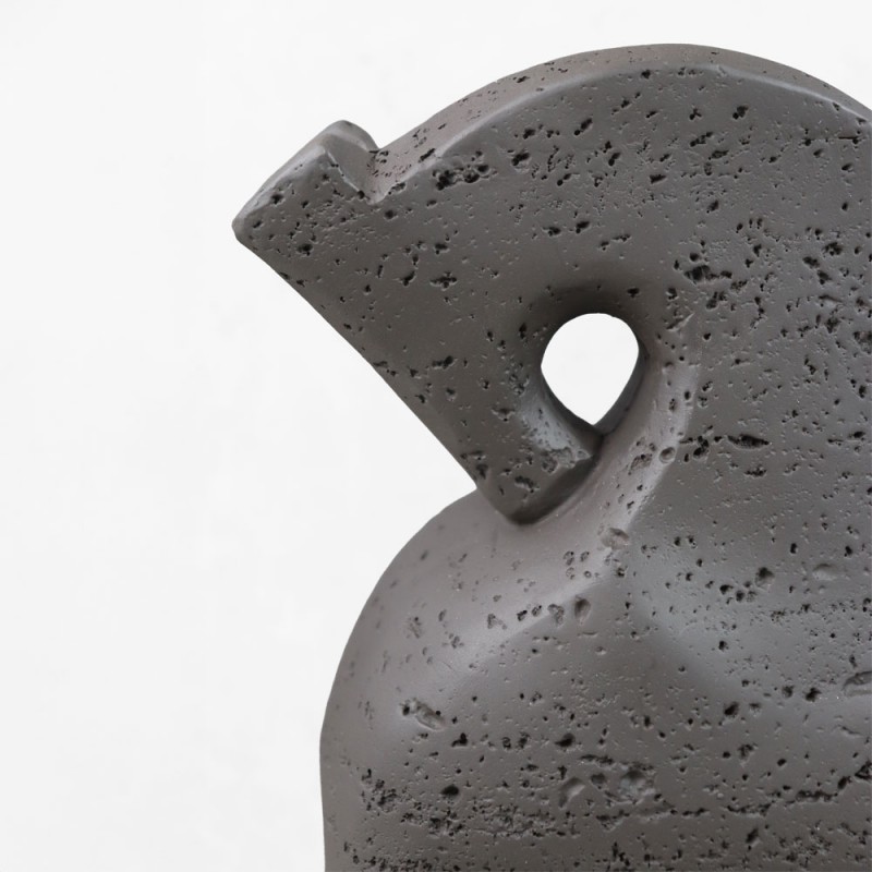 ARCHON I ΔΙΑΚΟΣΜΗΤΙΚΟ ΑΛΟΓΟ 17x7.5x22cm RESIN ΚΑΦΕ ΣΚΟΥΡΟ