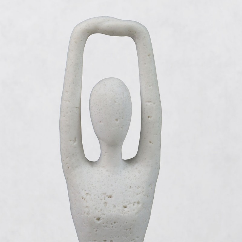 MORPH V ΔΙΑΚΟΣΜΗΤΙΚΟ ΣΩΜΑ 12.5x8x21cm RESIN ΑΣΠΡΟ