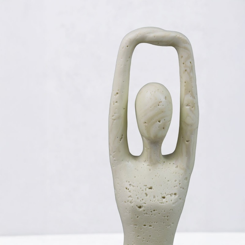 MORPH VI ΔΙΑΚΟΣΜΗΤΙΚΟ ΣΩΜΑ 12.5x8x21cm RESIN ΜΠΕΖ