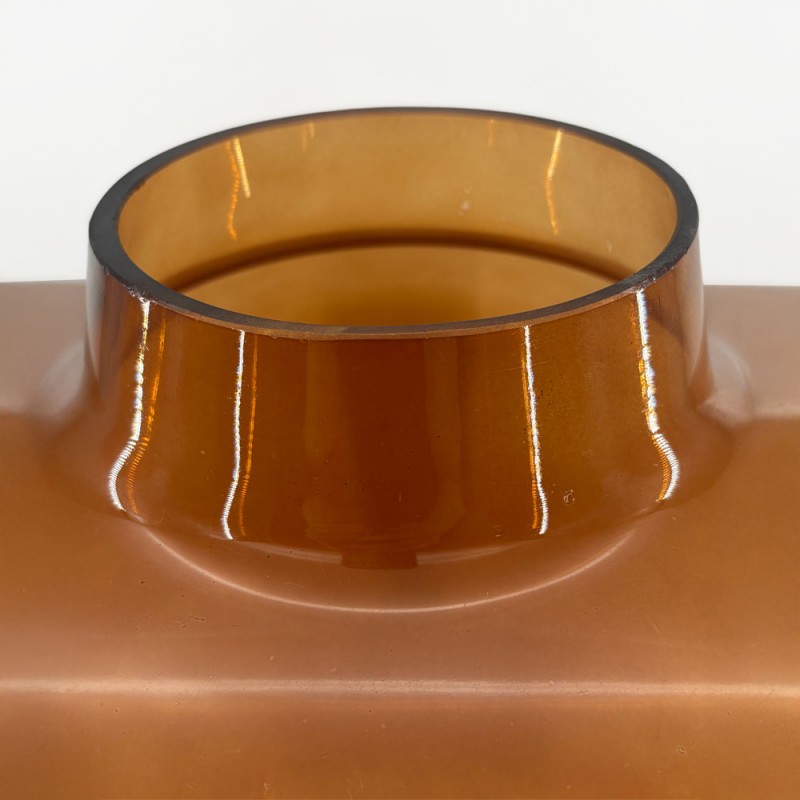 VIDRIO ΒΑΖΟ 34x34x48cm ΓΥΑΛΙ CARAMEL