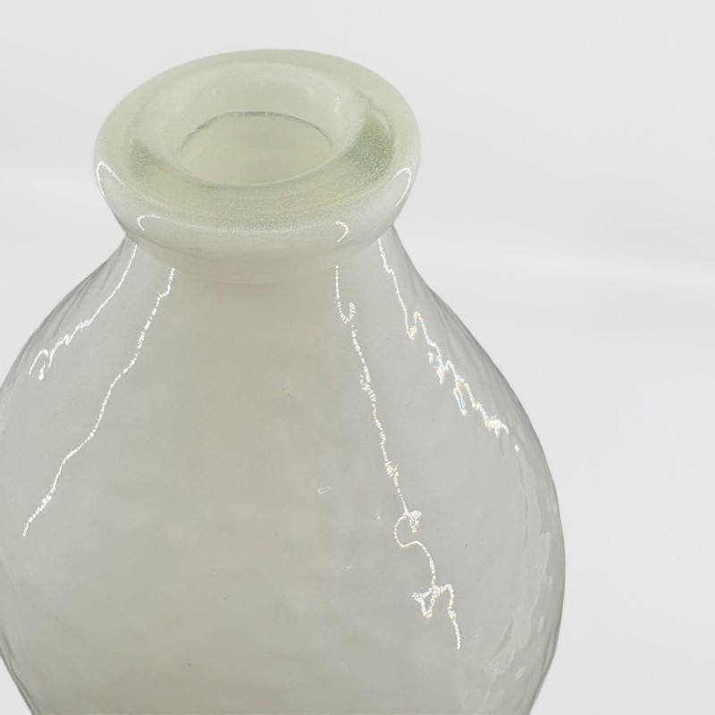 SPICE ΒΑΖΟ 22x22x35.5cm ΓΥΑΛΙ ΑΣΠΡΟ