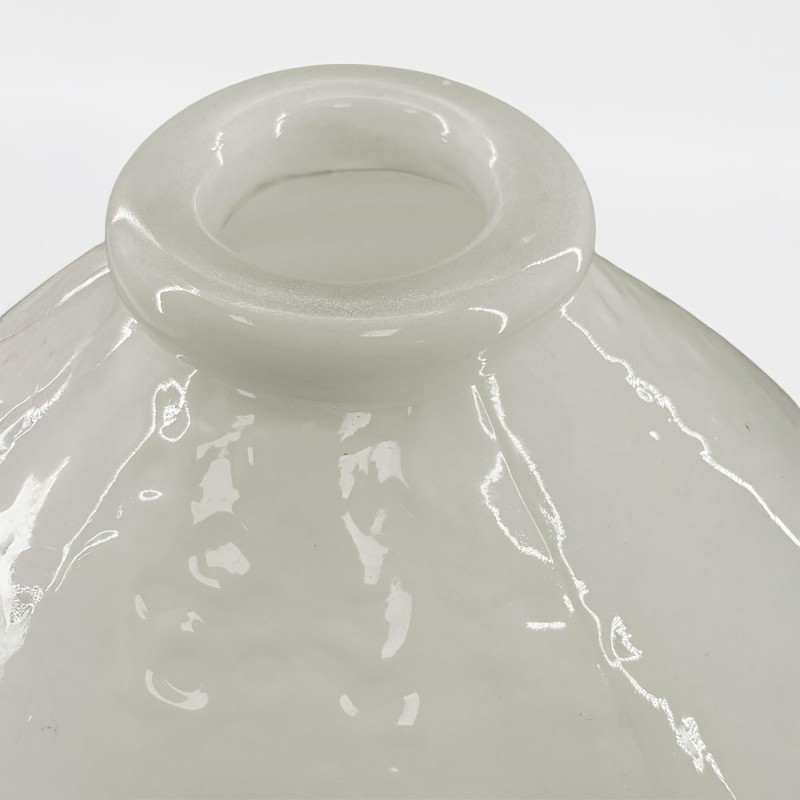 BOCAL ΒΑΖΟ 25x25x25cm ΓΥΑΛΙ ΑΣΠΡΟ