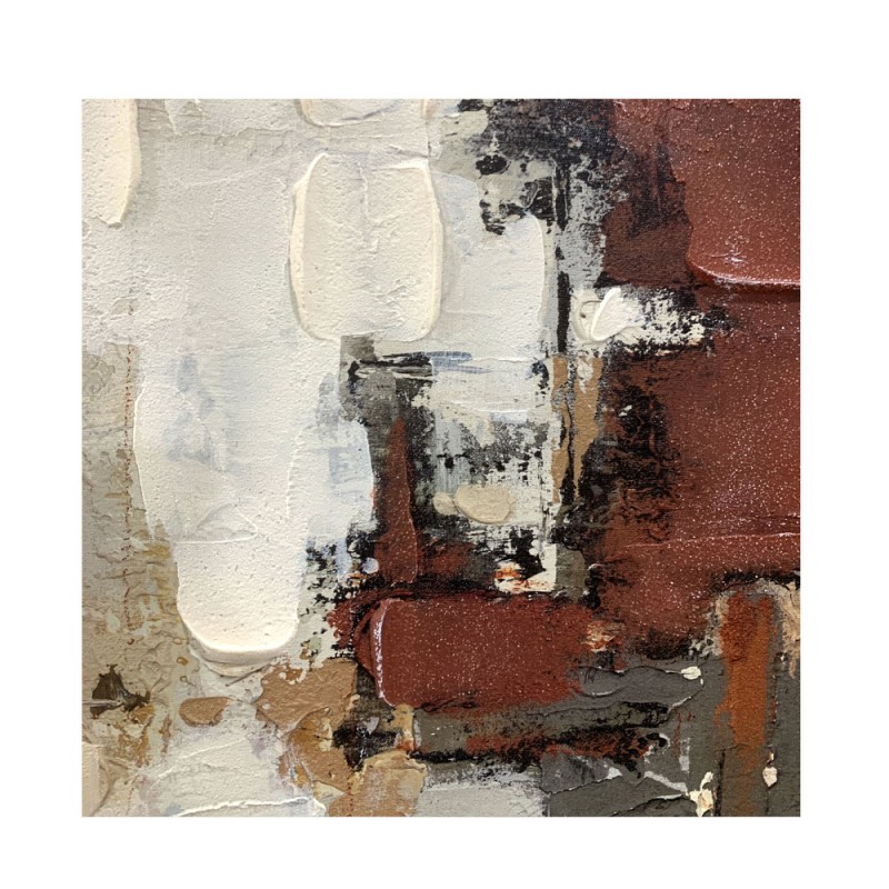 OMBRA I ΠΙΝΑΚΑΣ ΔΙΑΚΟΣΜΗΤΙΚΟΣ ΜΕ ΚΟΡΝΙΖΑ 82.6x4.3x82.6cm ΚΑΜΒΑΣ ΠΟΛΥΧΡΩΜΟ PS