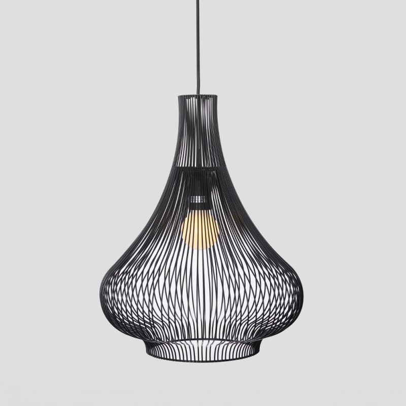 LUMEN ΦΩΤΙΣΤΙΚΟ ΟΡΟΦΗΣ 32.5x39.5cm ΣΙΔΕΡΟ ΜΑΥΡΟ