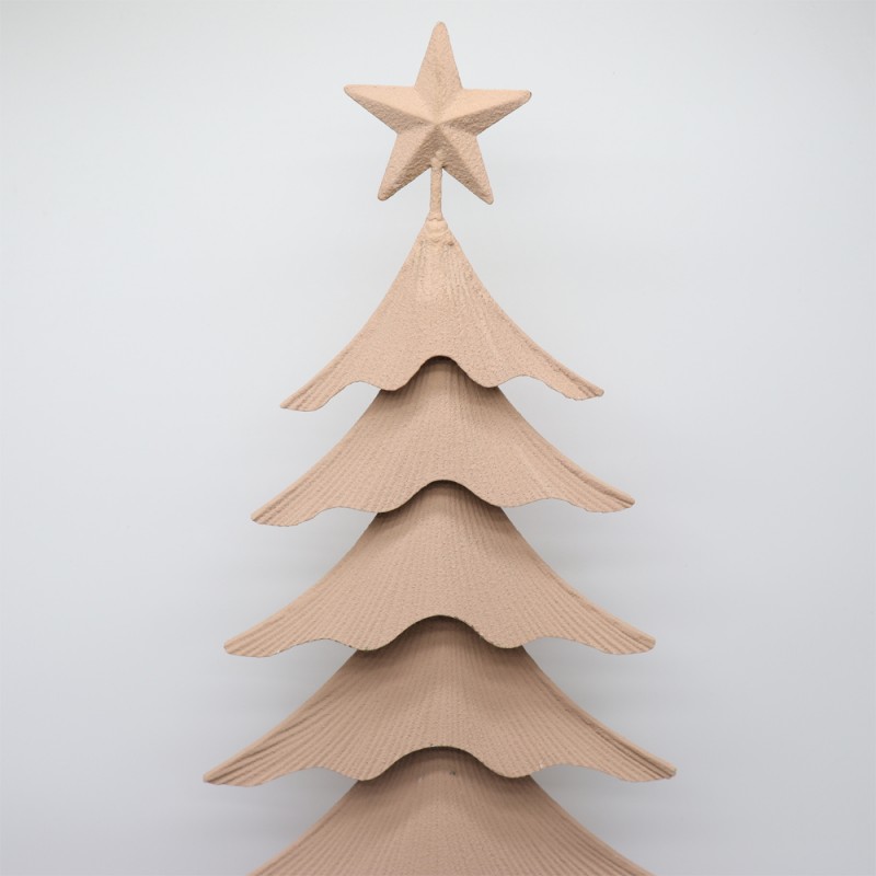 ΑΒΕΤΕ ΧΡΙΣΤΟΥΓΕΝΝΙΑΤΙΚΟ ΔΙΑΚΟΣΜΗΤΙΚΟ ΔΕΝΤΡΟ 35.5x15x83cm ΣΙΔΕΡΟ ΜΠΕΖ