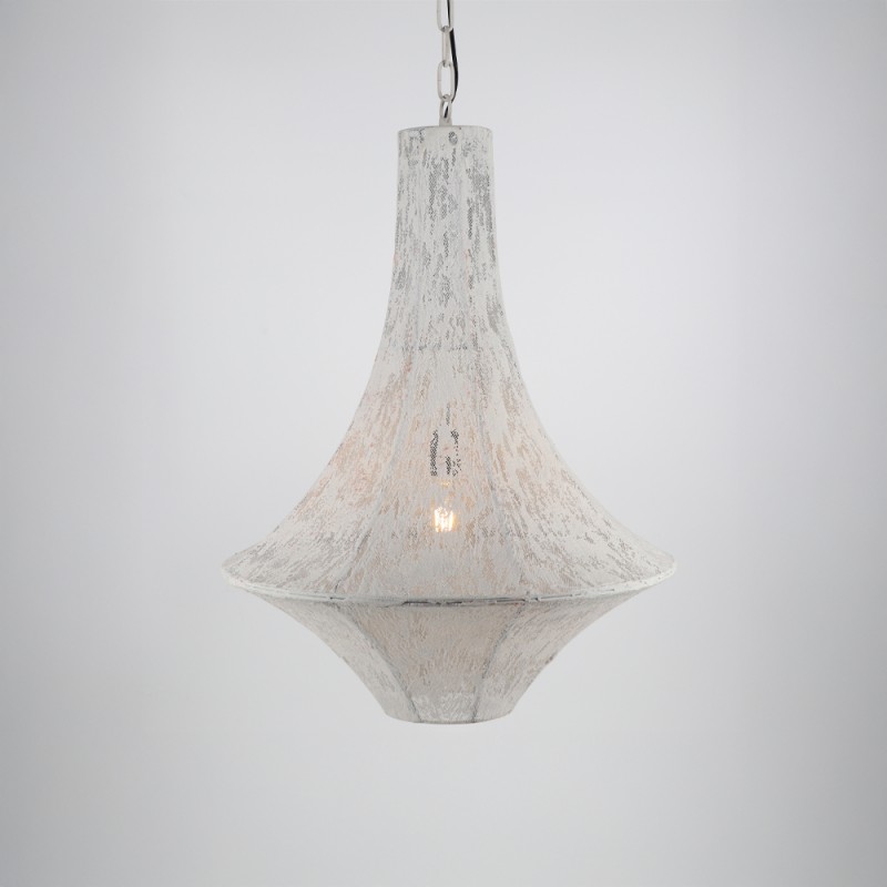 TUBE ΦΩΤΙΣΤΙΚΟ ΟΡΟΦΗΣ 56x56x74cm ΣΙΔΕΡΟ ΛΕΥΚΟ ΑΝΤΙΚΕ