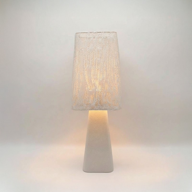 NORD ΦΩΤΙΣΤΙΚΟ ΕΠΙΤΡΑΠΕΖΙΟ 20x20x58cm ΣΙΔΕΡΟ ΛΕΥΚΟ