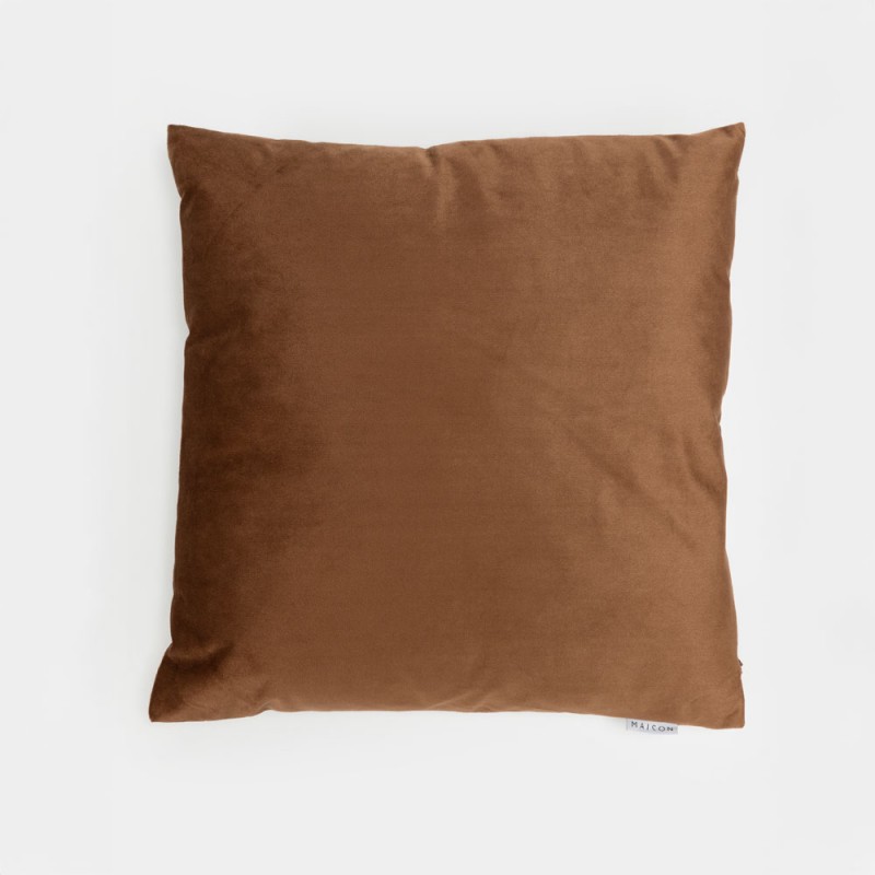 SERI ΔΙΑΚΟΣΜΗΤΙΚΟ ΜΑΞΙΛΑΡΙ 45x45cm ΒΕΛΟΥΔΟ ΚΑΦΕ