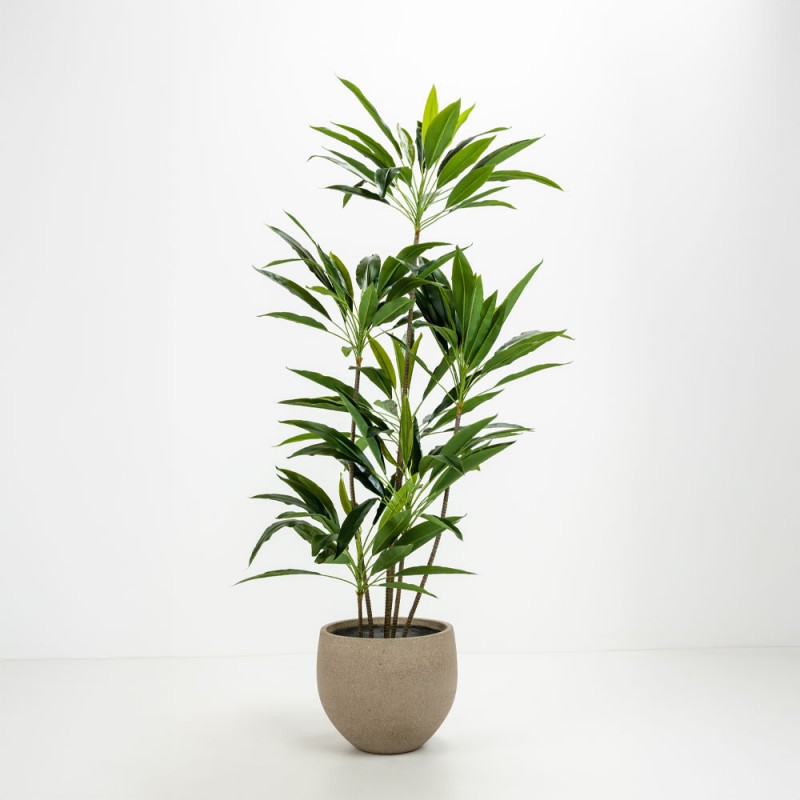 SCILLA ΓΛΑΣΤΡΑ SET 2ΤΜΧ 40x40x34cm ΤΣΙΜΕΝΤΟ ΚΑΦΕ ΑΝΟΙΧΤΟ