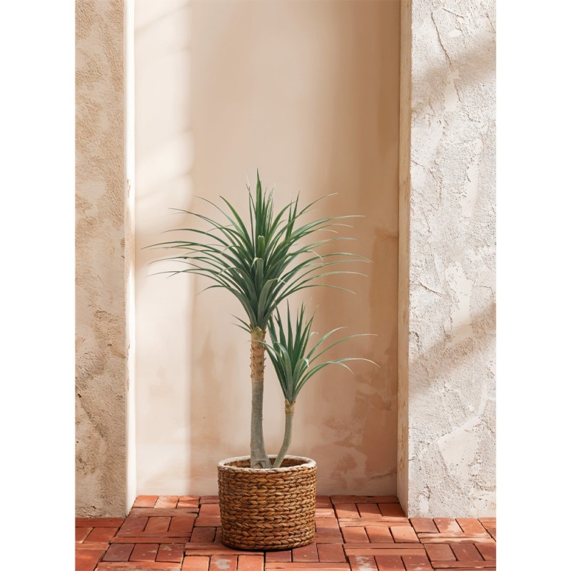 YUCCA ΔΕΝΤΡΟ ΤΕΧΝΗΤΟ ΣΕ ΓΛΑΣΤΡΑ 120cm PE ΠΡΑΣΙΝΟ