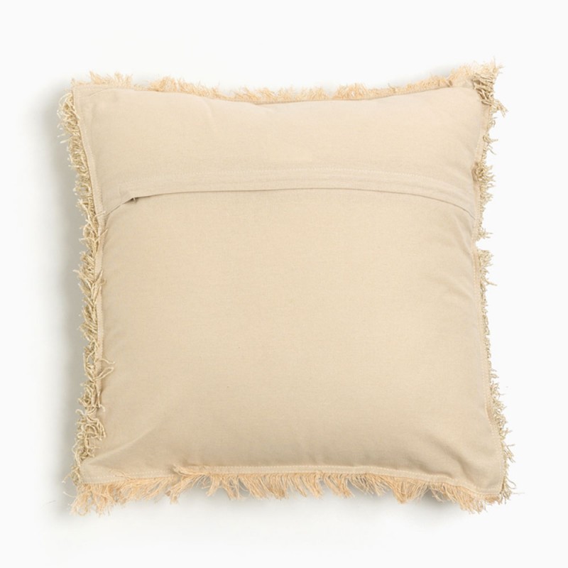 RASUL ΔΙΑΚΟΣΜΗΤΙΚΟ ΜΑΞΙΛΑΡΙ 45x45cm ΥΦΑΣΜΑ ΜΠΕΖ POLYESTER