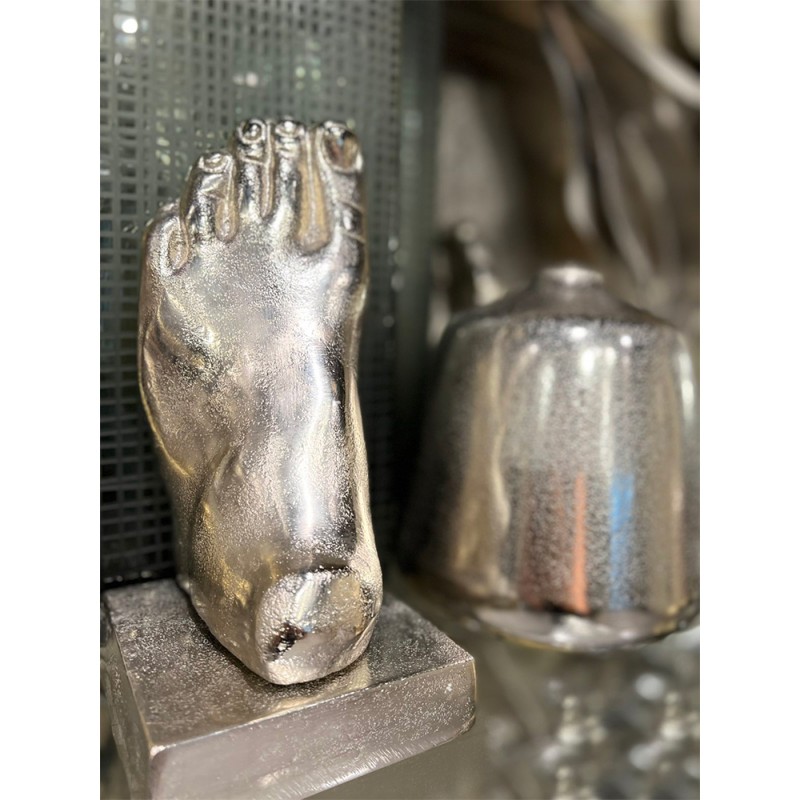 LE PIED ΔΙΑΚΟΣΜΗΤΙΚΟ ΒΙΒΛΙΟΣΤΑΤΗΣ SET 2ΤΜΧ 24x11x24cm ΑΛΟΥΜΙΝΙΟ ΑΣΗΜΙ